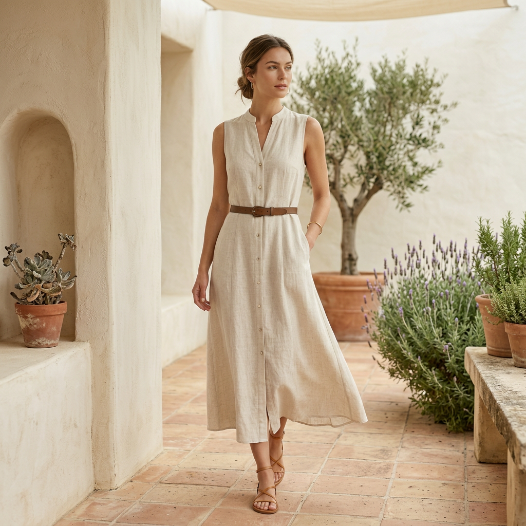 Vestido lino